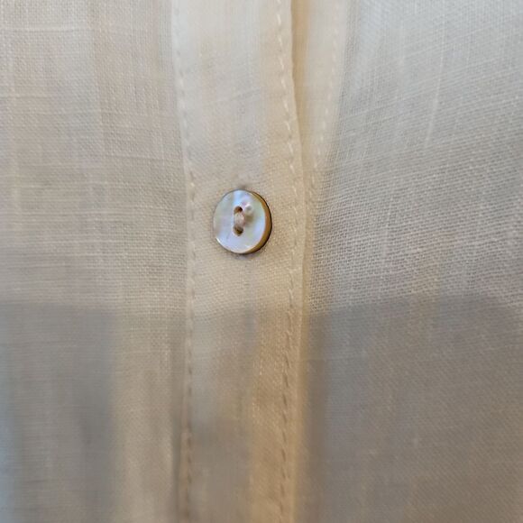 Artisan NY 100% Linen Top/Jacket sz M oversized - Picture 6 of 8